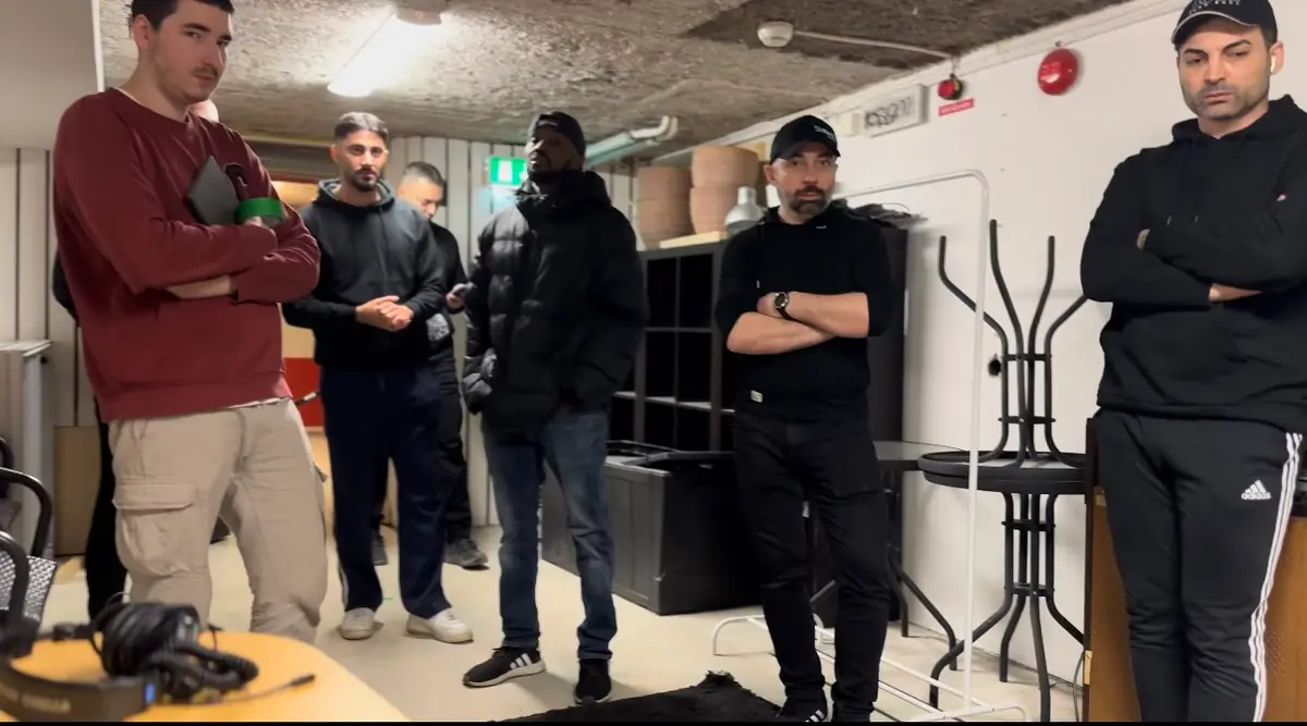 Seliman Rammo behind the scenes of Stash