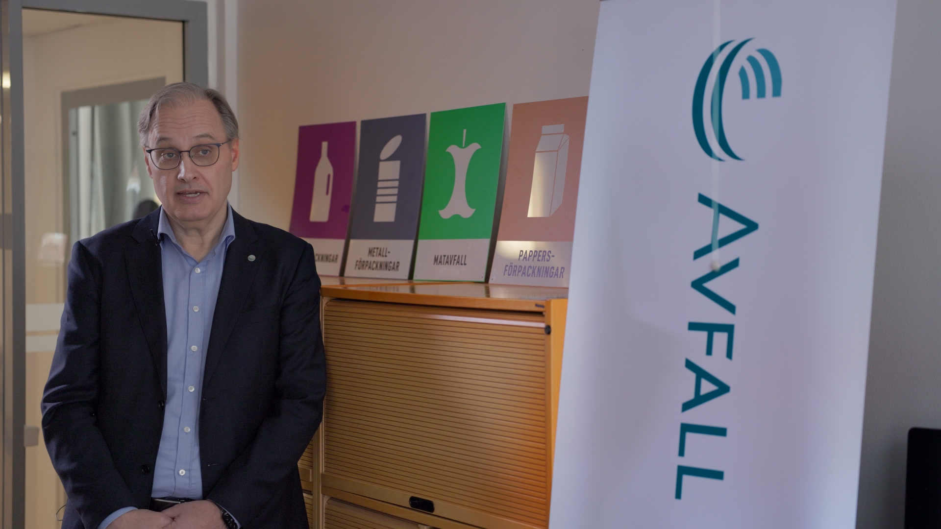 Stillbild ur From Trash to Power — biogasanläggning i Sverige